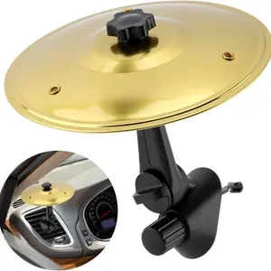 CarCymbal -Fun Air Vent Clips Drum Cymbal,Easy Clip-On Mini Cymbal for Music Lovers,Compact Durabie Car Accessory for All Types OfVehicles, Easy installation and Rugged