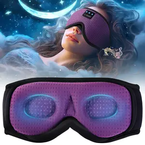 3D Sleep Mask Bluetooth Wireless Music Eye Mask, Sleeping Headphones for Side Sleepers Sleep Mask ,Speakers Perfect for Sleeping