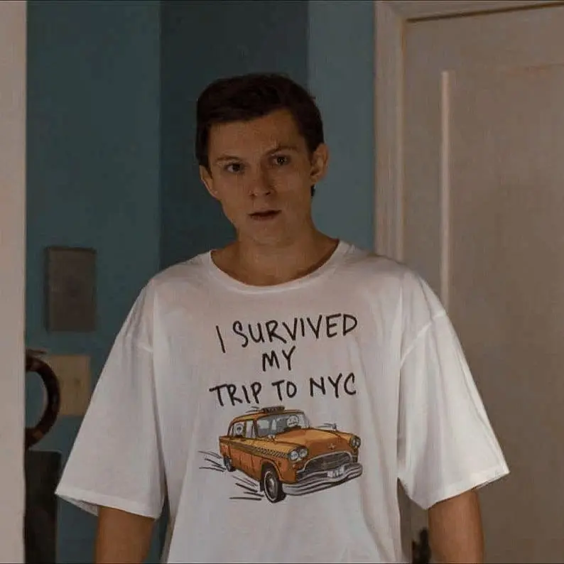 Peter Parker I Survived My Trip to NYC Shirt | New York Cosplay T-shirt | Tom Holland Homecoming Tee