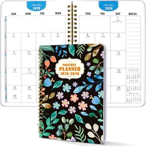 2026-2030 Monthly Planner - 5 Years Monthly Planner with Calendar from Jan 2026 to Dec 2030, 60 Months Schedule Organizer, A5 Size Spiral Bound Notepad Planners with to Do List