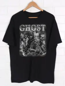 Call Of Duty Modern Warfare 2 Ghost Sweatshirt Hoodie T Shirt Made in USA