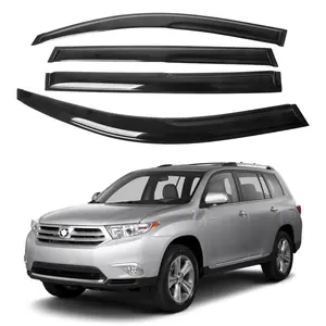 for 2008-2013 Toyota Highlander & Highlander Hybrid Window Visor/WeatherShield/Rain Visor Car Cover Automotive