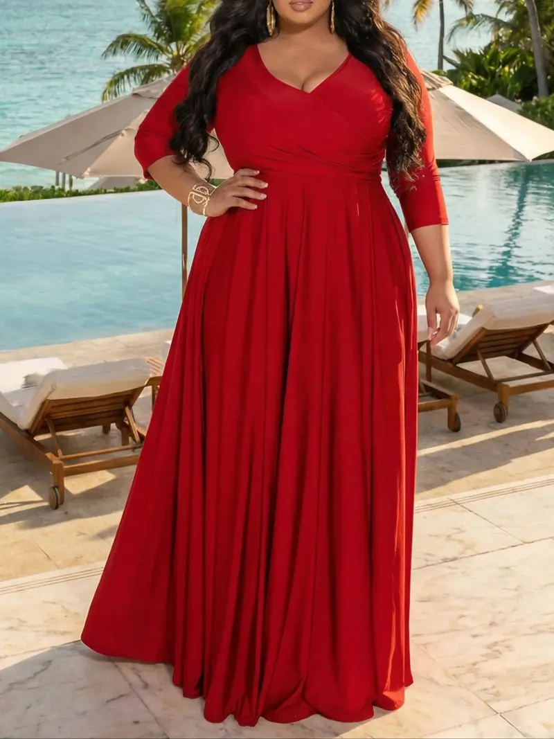 red dresses for plus sized women - TikTok Shop red dresses for plus sized women - TikTok Shop