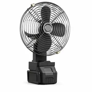 Portable Rechargeable Outdoor Fan, High-Power Cordless Battery Fan for Fishing, Camping, Dorms, Vendor Stalls and Summer Cooling