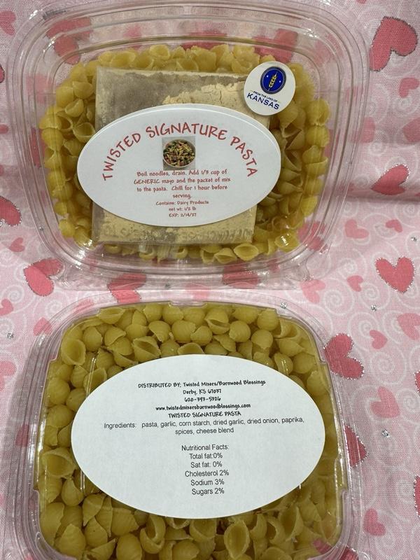 Twisted Signature Pasta  servings 2