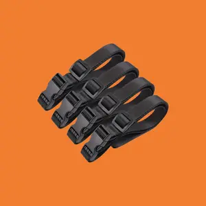4 Pack Adjustable Nylon Utility Strap with Quick Release Buckle, 40 Inch Luggage Backpack Securing Straps, Heavy Duty Cargo Binding Belt for Travel Suitcase Storage Box Bundle Fixing