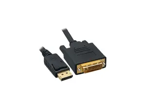 UNIRISE USA, LLC DVIDP-06F-MM THIS DISPLAYPORT MALE TO DVI-D DUAL LINK 24+1 MALE CABLE WILL ALLOW YOU TO CONNE