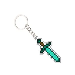 ⚔️Pixel Sword Acrylic Keychain✨Retro Game Inspired Bag Charm Gift lizard keychain