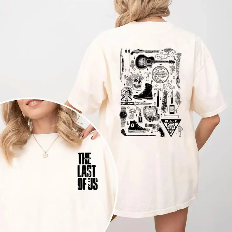 The Last Of Us Shirt, Ellies Tattoo T-shirt, The Last Of Us Fan Shirt, Game Shirt, Joel And Ellie Shirt, TLOU Shirt