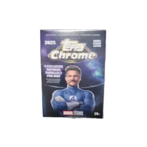 2025 topps chrome marvel studios blaster cards box