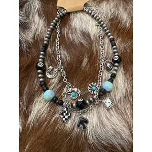 Layered Punchy Cowgirl Necklace Set