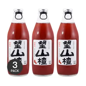 3Packs HAOWANGSHUI Hawthorn Soda - Sweet Sparkling Fruit Soft Drink, 10.14fl oz/Pack
