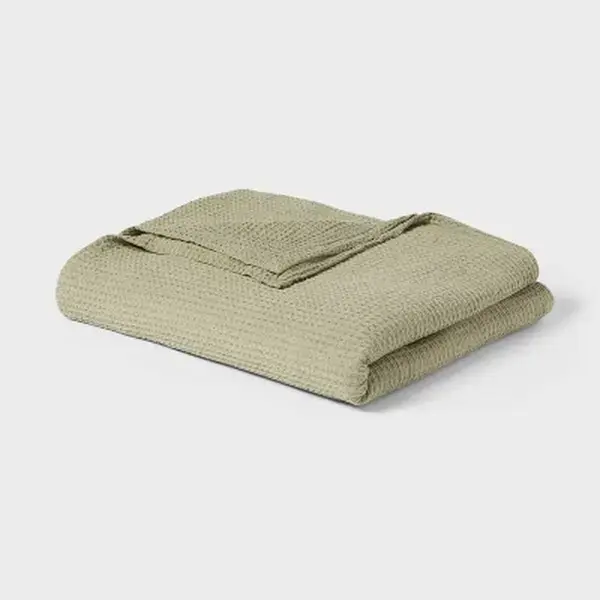 TENCEL Lyocell Waffle Bed Blanket - Threshold