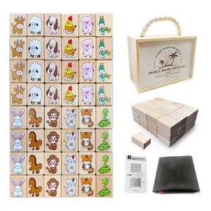 【49 Blocks】Seaside Escape Game solidwood with wooden box and beads