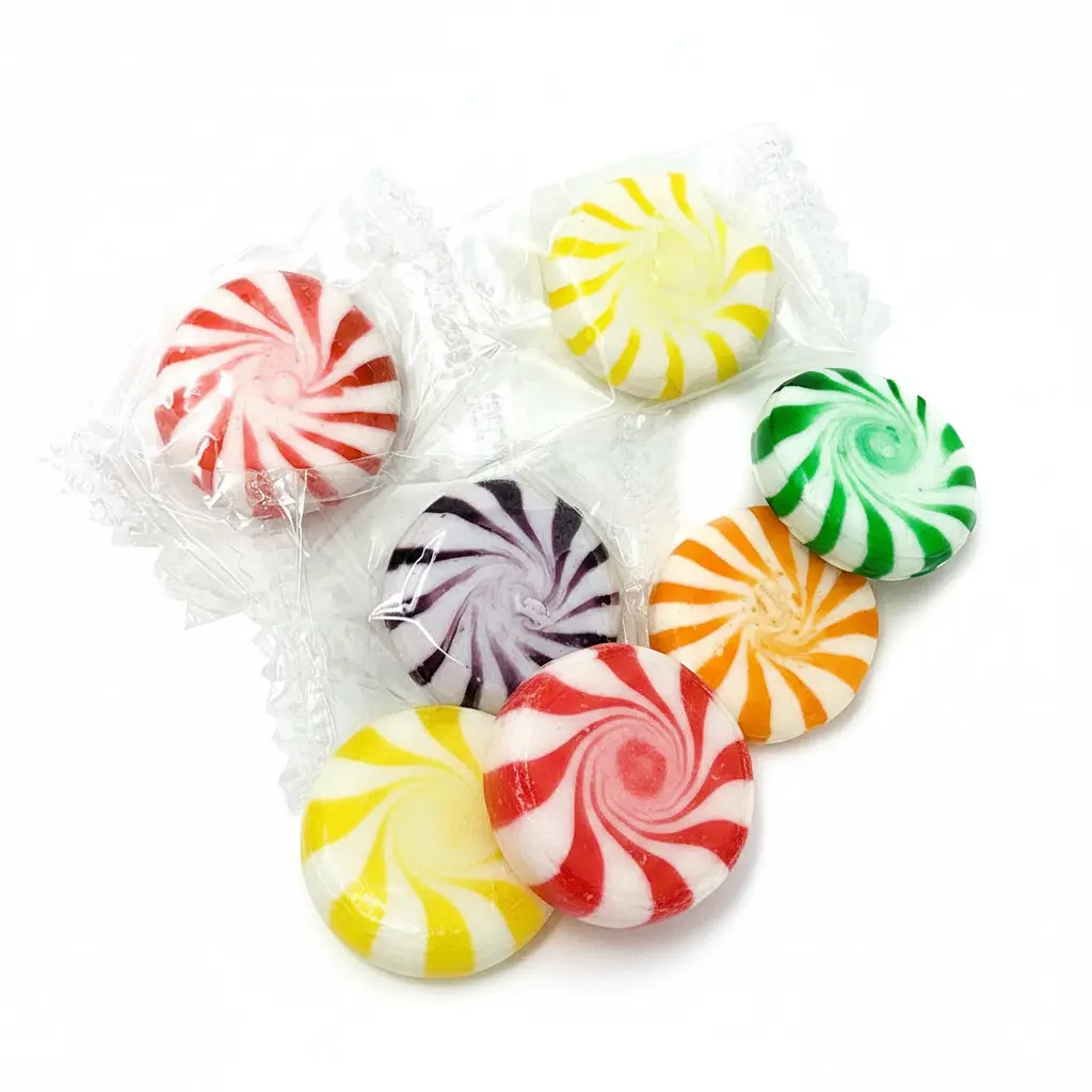Fruit Starlight Hard Candy Fruity Swirl Wrapped Classic Hard Candy Mix