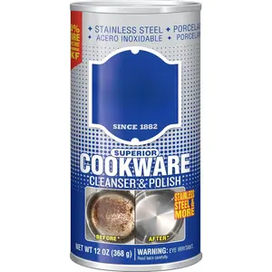 Keeper's  COOKWARE CLEANER/POLISH 12 oz Can (2-pack)