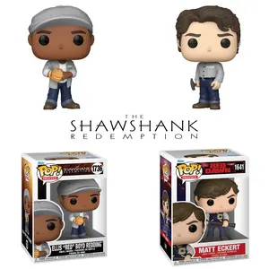 The Shawshank Redemption Complete Set of 2 Funko Pop! Vinyl Figures – Andy Dufresne #1735 and Ellis “Red” Redding #1736