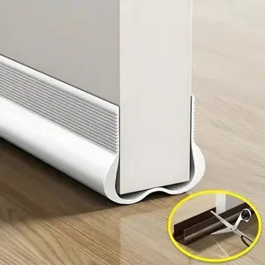 Adjustable Door Draft Stopper, Waterproof Sealing Strip, Noise Reducing Door Bottom Guard, Soft Door Bottom Sealing Baffle for Soundproofing