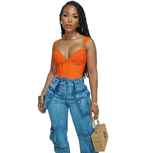 Tangerine Tease Corset