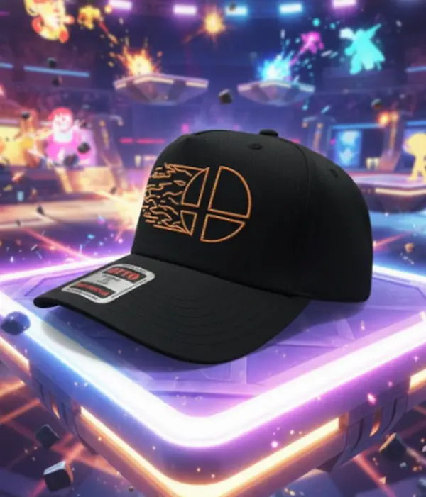 Gaming Inspired Embroidered Black Dad Hat – Minimal Esports Style Adjustable Cap – Streetwear Gamer Hat Gift
