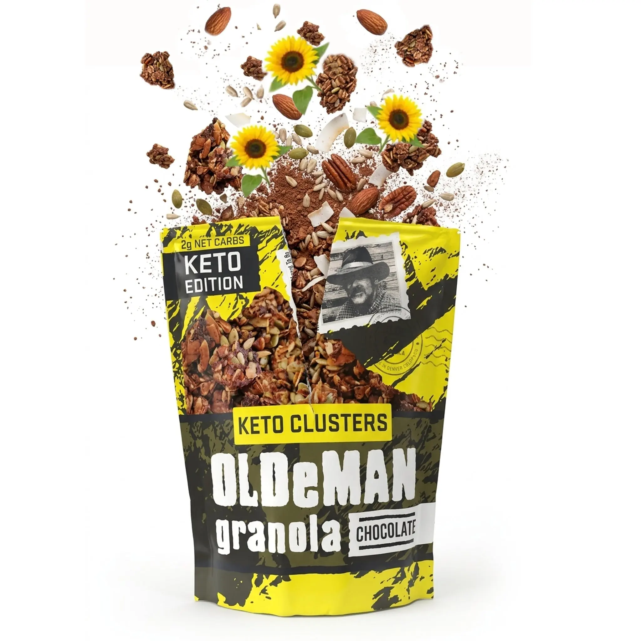 Keto Granola Clusters - Chocolate- 8oz Bag