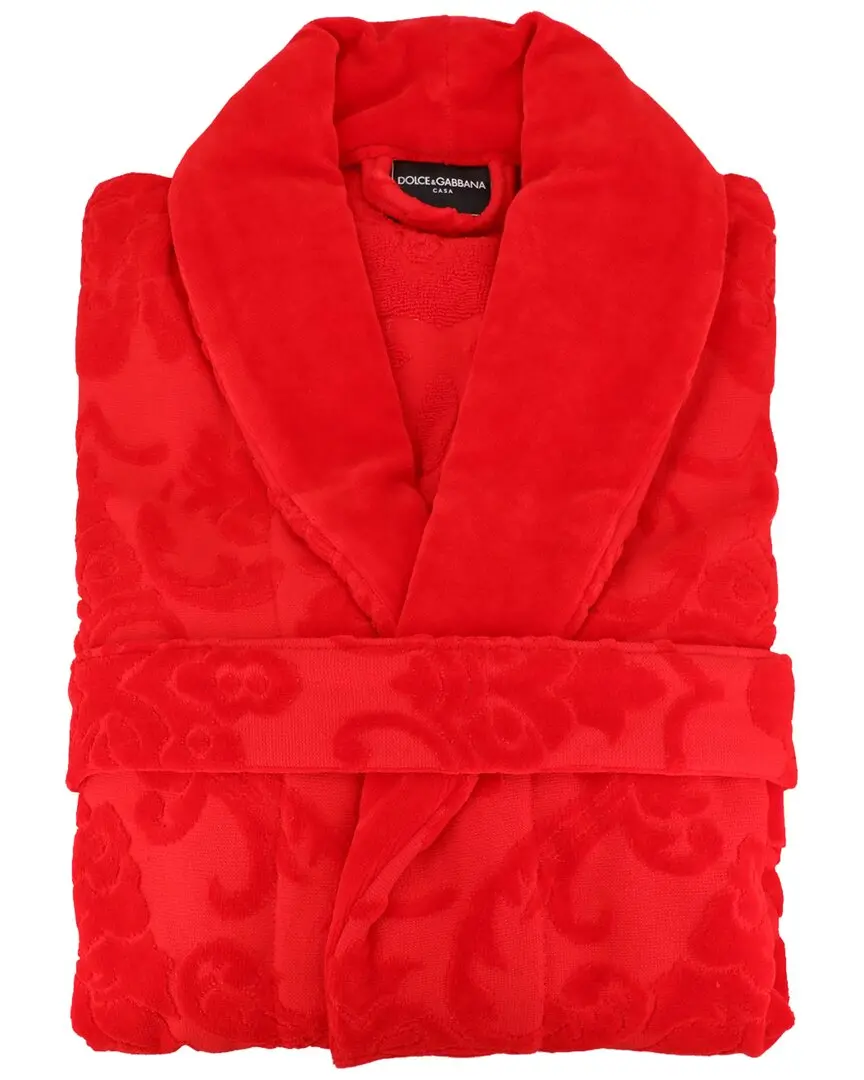 Dolce & Gabbana Jacquard Bathrobe