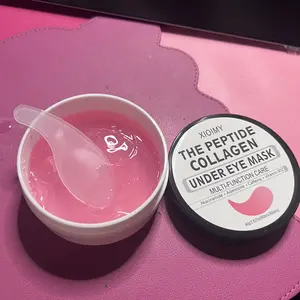 60pcs Peptide Collagen Eye Masks with Retinol & Caffeine, Deep Moisturizing & Firming High-Hydration Eye Care Treatment