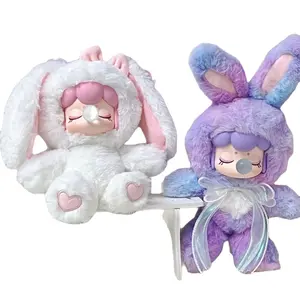 Second Generation Glitter Plush Bunny Vinyl Series Blind Box Trendy Toy Decoration Gift