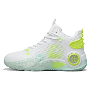 New Couple's Shoes: Stylish & Trendy Breathable Basketball Shoes-Comfortable, Shock-Absorbing & Non-Slip Athletic Footwear, Available in Multiple Colors, Versatile Casual High-Top Fashionable Sneakers