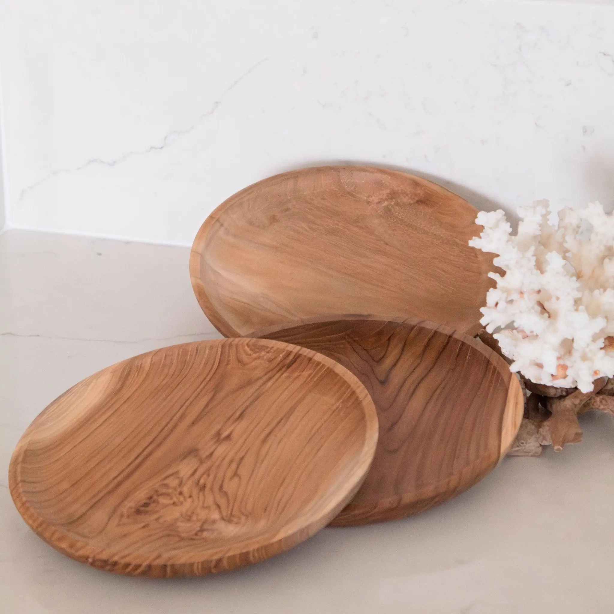 Teak Wood Plate- Small Serving Wooden Teak Wood Plate- Small Serving Wooden