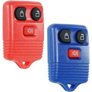 New Upgrade Key Fob Shell Case Replacement Fits for Ford F150 F250 F350 F450 Explorer Ranger Expedition Escape Focus Windstar E150 Freestar Excursion Lincoln Mazda Keyless Entry Remote Control Pad Cover