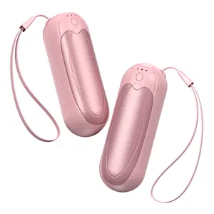 Hand Warmers 7000mAh Rechargeable 2 Pack,Electric Portable Pocket Heater with 3 Levels Warmth Instant 3-Second Heat 22h Marathon Warmth Gift for Women Men