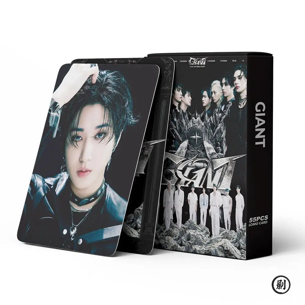 55 Uds Stray GIANT soporte LOMO tarjeta KPOP niño grupo SKid colección casera tarjeta fotográfica mercancía de celebridades