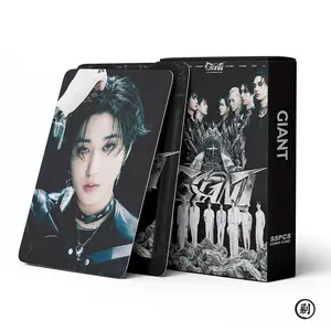 55 Uds Stray GIANT soporte LOMO tarjeta KPOP niño grupo SKid colección casera tarjeta fotográfica mercancía de celebridades
