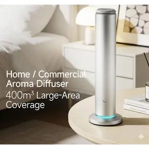 Premium Waterless Nebulizing Diffuser - Smart Bluetooth App Control, Aviation-Grade Aluminum, Ultra-Quiet (≤34dB) Scent Air Machine for Home, Office, Luxury Ambiance (400m³ Coverage)