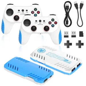 X10 Pro Retro Game Stick – Plug & Play TV Gaming Console with Dual Wireless Controllers, 128GB Storage Card Included, HDMI Output for Home Entertainment