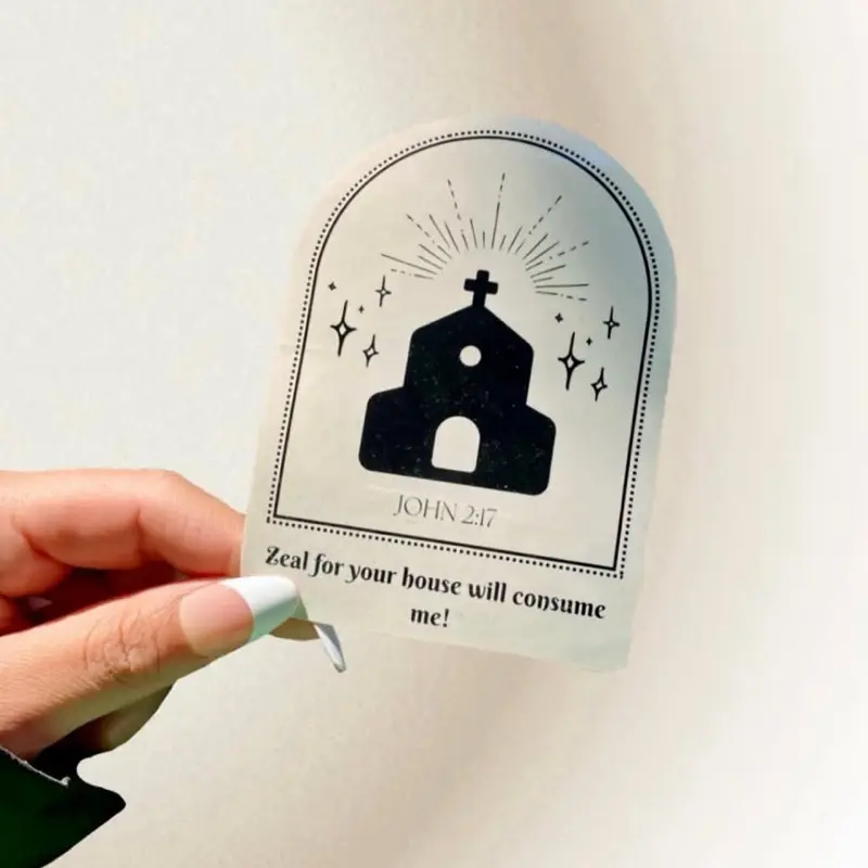 Zeal Christian Girl Sticker - Beige