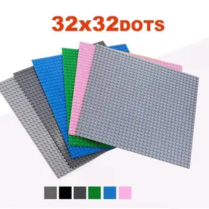 32x32 Point Style Plastic Assembly Base Board, City Classic Toy Building Base, Smart Toy, Holiday Gift, Creative Construction Blocks
