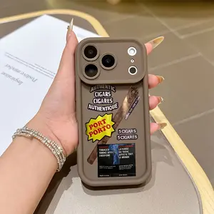 Stylish Backwoods Logo Phone Case, Compatible with iPhone Models 17-8, Anti-Fall Design, Soft Tpu Material, Durable Protection