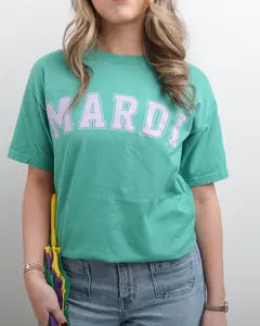 [Sale Up To 50%] Mardi Varsity Shirts, Mardi Gras Comfort Colors® Shirt, Fat Tuesday Tee