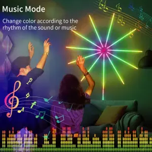 Christmas SMART Light RGBIC LED String Light USB LED Garland Lamp Outdoor Garden Room Camping Wedding Decor Fairy Lights