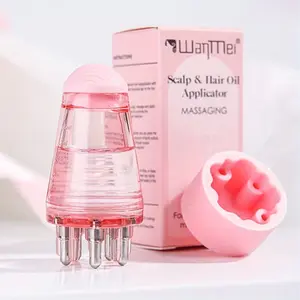 Scalp Oil Applicator Comb – Roller Ball Liquid Dispenser with Massage Teeth for Precise Hair Oil Application, Ideal for Serums & Daily Scalp Care