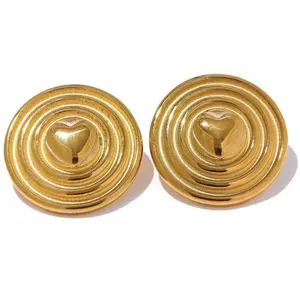 Vintage Disc Earrings