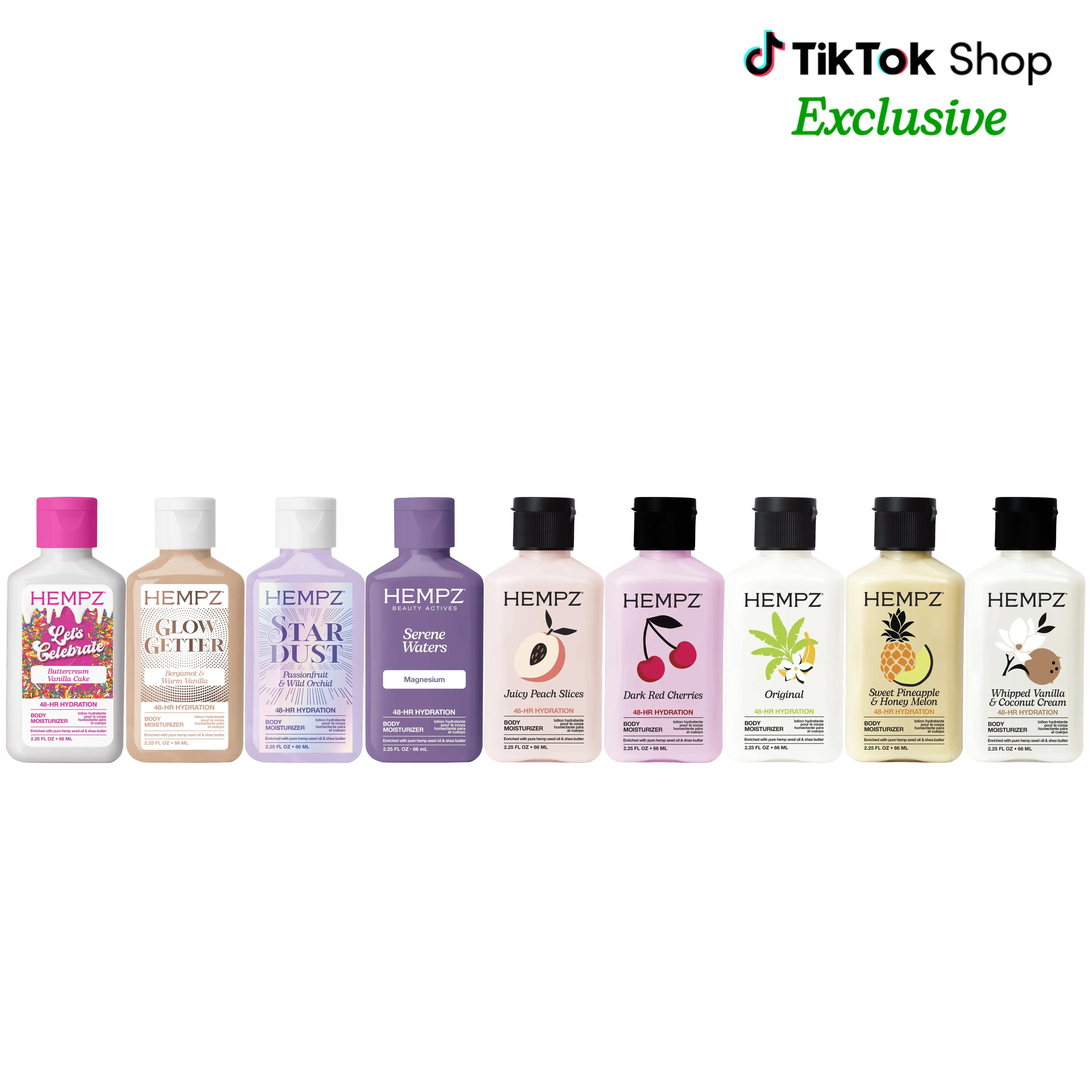 Hempz Exclusive TikTok Shop Top Minis Moisturizing Body Lotion Bundle