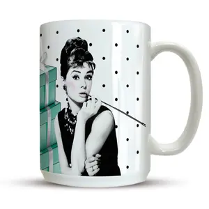 Audrey Hepburn - Polka-Dots | 15oz Mug