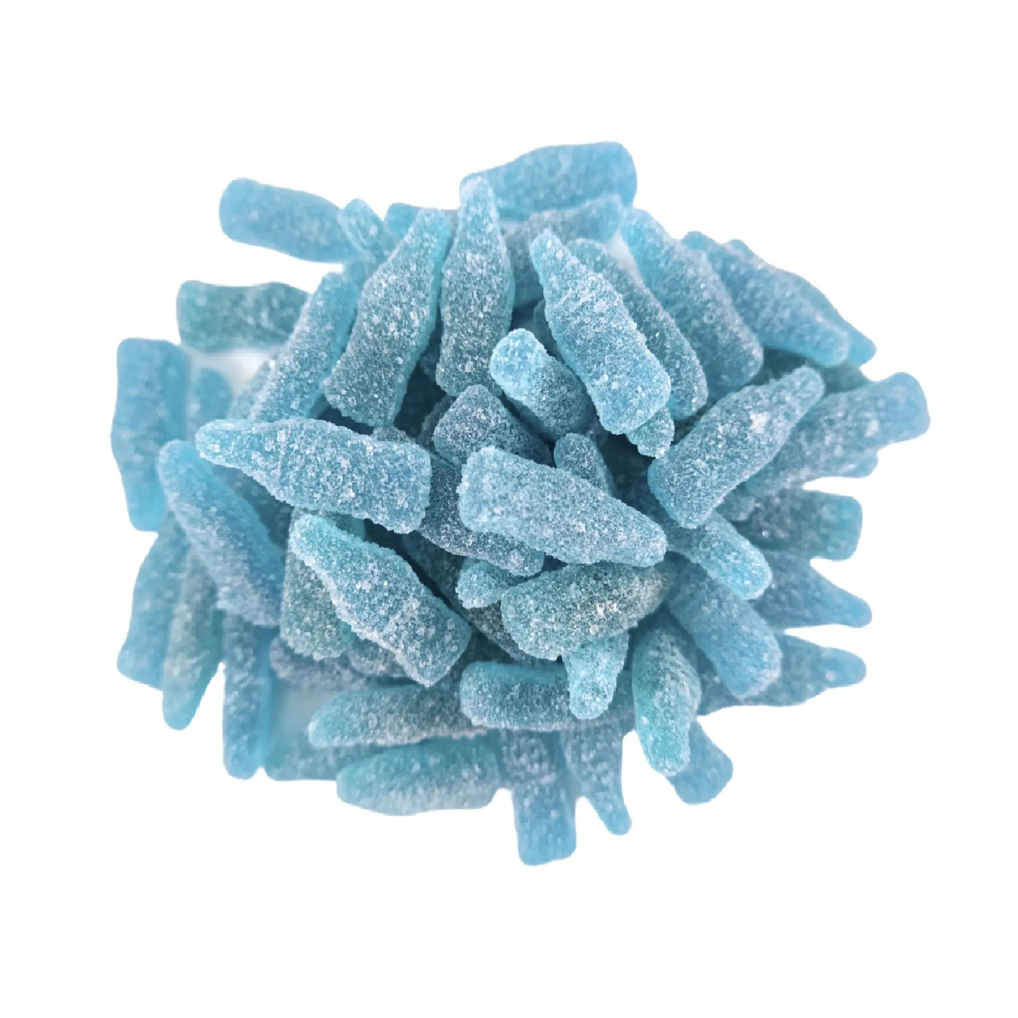 Halal Blue Raspberry Bottle Gummies Candy Sweet