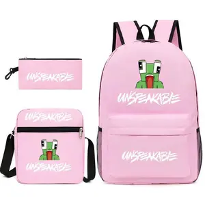 UNSPEAKABLE Anime Backpack for Women/Men/Teens, Day Packs Knapsacks Casual Backpacks Gift for Gym Travel Camping Outdoor Work Business