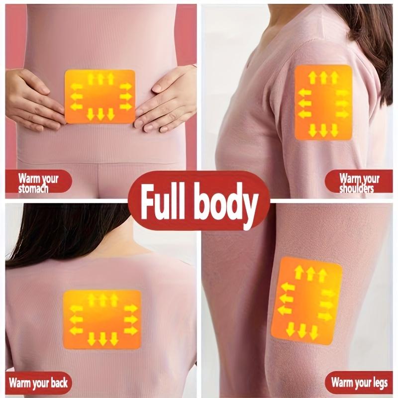 40pcs Warming Patch, Self-Heating Whole Body Warmers, Warming Sticker, No Battery Required, Suitable for Winter Outdoor Working & Sport camping  stove wood men dad fire pit portable offset smoker refillable kitchen  mattress Stainless Steel tabletop bag