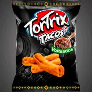 Tortrix Tacos Volteados 35gr Snack and Dessert - 6 Units of Centroamerican Product from Guatemala, Delicious Snack