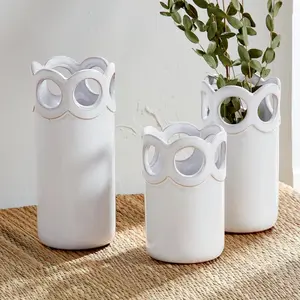 Scalloped Edge Bud Vases